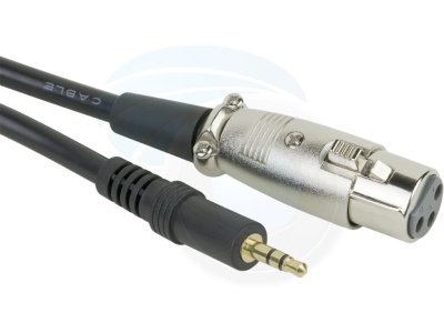 XLR F TO 3.5MM JACK PIN 5 MTRS