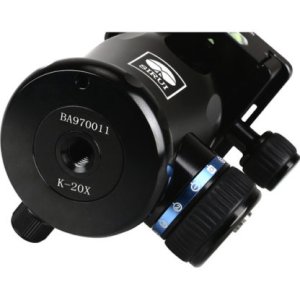 Sirui R2004 Aluminum Tripod with the Sirui K-20x Ball Head