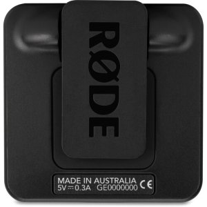 RODE Wireless GO II Single Compact Digital Wireless Microphone System/Recorder (2.4 GHz, Black)