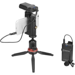 BOYA BY-WM4 PRO Digital Camera-Mount Wireless Omni Lavalier Microphone System (2.4 GHz)