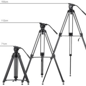 Kingjoy VT-2500+VT-2510 Professional Video/Camera Tripod Kit