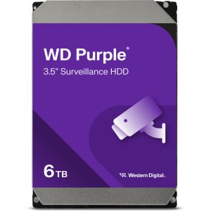 WD Purple Surveillance Hard Drive 6TB, 256 MB - WD64PURZ