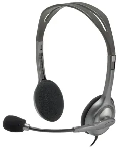 Logitech H110 Stereo Headset with Noise Cancelling Microphone for PC - 981-000271