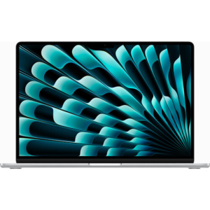 Macbook Air - M2 chip 8 core CPU - 10 core GPU, 8GB RAM, 256GB SSD, MacOS Monterey 12, 15.3”, Retina Display (2560 x 1664), Silver, 1080P FHD camera, Fingerprint reader, Backlit keyboard, 1 Year warranty - MQKR3LL/A
