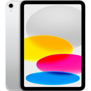 Apple ipad 10th gen, A14 Bionic Chip, 4GB RAM, 64GB, 10.9”, Wifi + Cellular, Silver, Touch ID, 1 year warranty, Early 2022 - MQ6J3LL/A