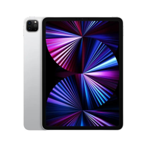 Apple Ipad pro 11, M1 Chip, 8GB RAM, 128GB, 11", Facial Recognition, Wifi + cellular, Silver, 1 year warranty, 2022 - MHMU3LL/A