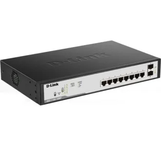 D-Link DGS-F1100-10PS 8 Port PoE Gigabit Smart Managed Switch + 2 SFP ports