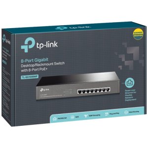 TP-Link 8-Port Gigabit Switch with PoE+ TL-SG1008MP