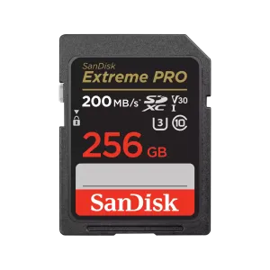 SanDisk Extreme PRO 256GB SDXC UHS-I Card 200MB/s - SDSDXXD