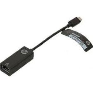 HP USB-C to RJ45 Adapter, Black – V7W66AA