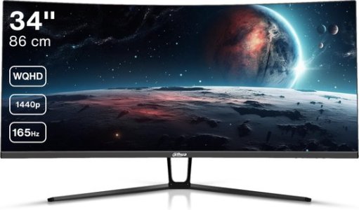 Dahua LM34-E330C Curved WQHD 34 inch Gaming Monitor 165hz