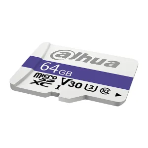 Dahua 64 GB Class C10, U3 V30 MicroSD Card- DHI-TF-C100/64GB