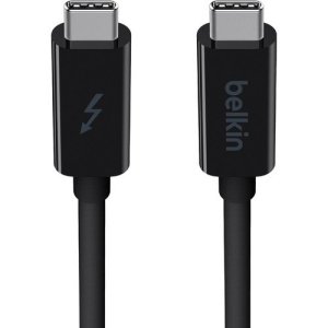 Belkin Thunderbolt 3 USB Type-C Male Cable (3', Black) - A2795