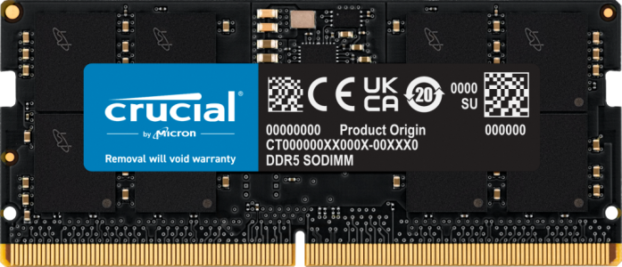 Crucial Laptop RAM DDR5 16GB 5600-CT16G56C46S5