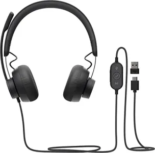 Logitech 981-000870 Zone Wired for MSFT Over-ear Headset