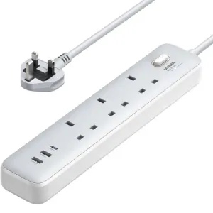 UGREEN 30W 3 AC Power Strip with Master Switch - CD286