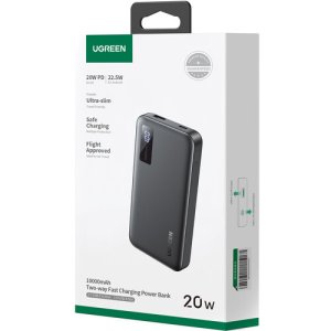 UGREEN 10000mAh 20W Power Bank - Black - PB311 - UG-25742