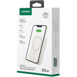 UGREEN 10000mAh  Wireless Power Bank Beige - PB561 - UG-25208