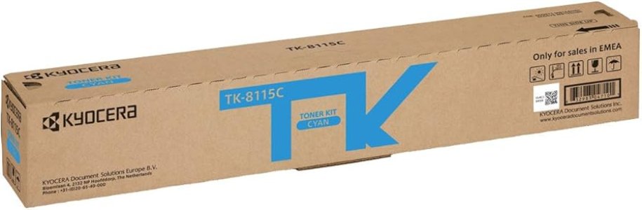 KYOCERA TK-8115C CYAN ORIGINAL TONER- 1T02P3CNL0