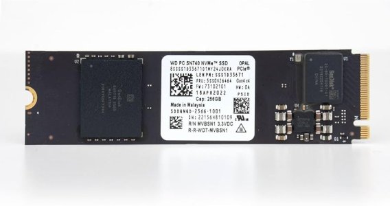 WESTERN DIGITAL 256GB SSD NVME HARD DISK