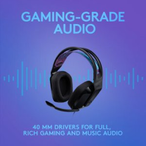 Logitech G G335 Wired Gaming Headset (Black)