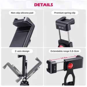ULANZI Metal Phone Tripod Mount ST-10
