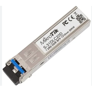 MikroTik S-31DLC20D 1.25G SFP Module 20KM Single Mode LC