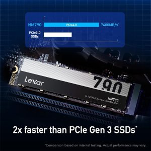LEXAR LNM790 INTERNAL SSD M.2 PCIe Gen 4*4 NVMe 2280  1TB