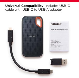 SANDISK E61 EXTREME PORTABLE EXTERNAL SSD V2 2TB