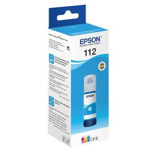 Epson 112 EcoTank Pigment Cyan ink bottle (C13T06C24A)