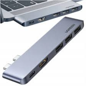 UGREEN CM380 6-in-2 (Dual) USB-C Hub with 100W PD-80856