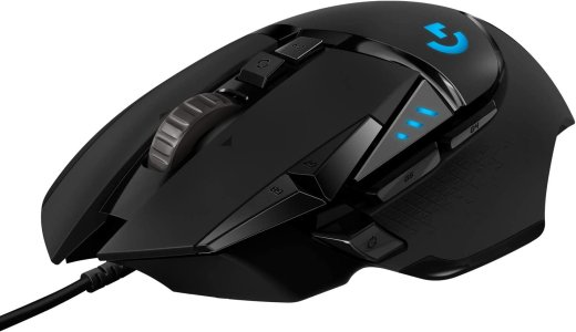 Logitech G502 HERO  Wireless Gaming Mouse-Black-910-005471