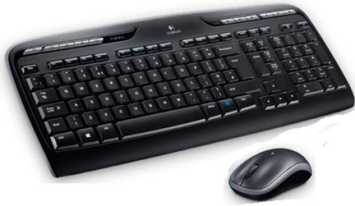 Logitech MK330 Wireless Keyboard & Mouse Combo - Black-920-003989