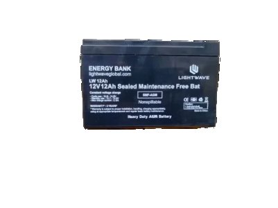 Lightwave 12V/12AH Ups battery-High Performance SMF battery LW 12AH