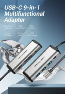 Vention USB‑C Multi‑Functional 9‑in‑1 Docking Station
