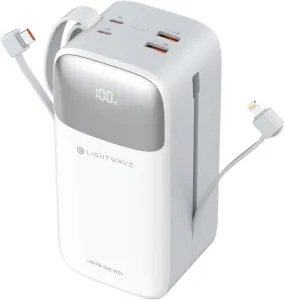 Lightwave 50000Mah W01 Mobile Power Bank-USB C-LW-PB-50K-W01