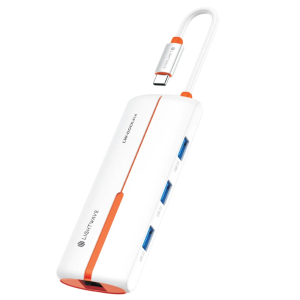 Light Wave USB‑C Multi‑Functional 6‑in‑1 Docking Station