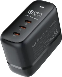 Lightwave 65W Travel Adapter 3 USB -C-LW-CH-L-65W