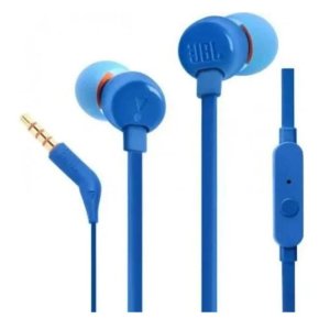 JBL Tune 110 Earphones Blue- JBLT110BLU