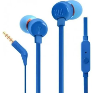 JBL Tune 110 Earphones Blue- JBLT110BLU