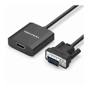 Vention VGA to HDMI Converter 0.15M Black Metal Type