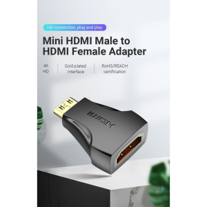 Vention Micro HDMI Male to HDMI Female Adapter Black