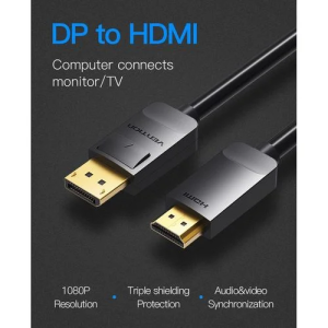 Vention DisplayPort  to HDMI Cable 2M Black