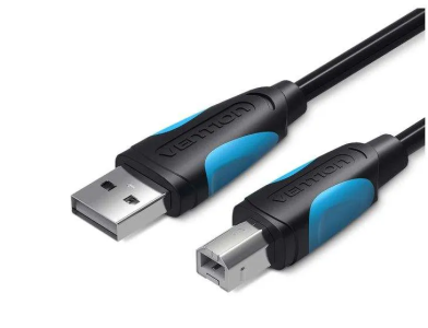 Vention USB2.0 A Male to B Male Print Cable with 2*Ferrite Core 10M Black