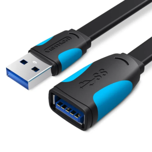 Vention USB 3.0 A Male to A Female Extension Cable 1.5M Black PVC Type