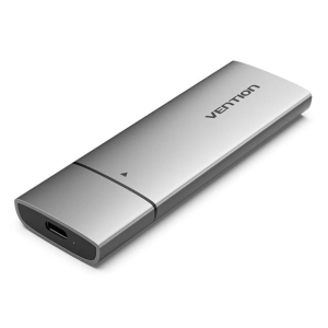 Vention M.2 NGFF SSD Enclosure (USB 3.1 Gen 2-C) Gray Aluminum Alloy Type