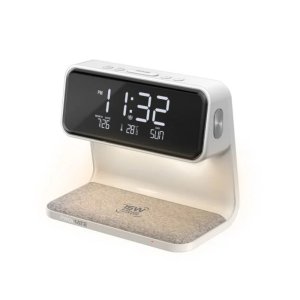 Promate Lumix-15W Multi-Function LED Alarm Clock