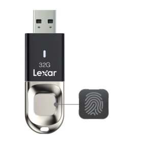 Lexar Jumpdrive Fingerprint F35 32GB USB 3.0 Flashdrive