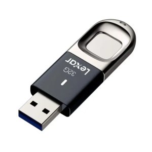 Lexar Jumpdrive Fingerprint F35 32GB USB 3.0 Flashdrive