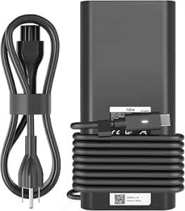 Charger for Dell Precision 15 3560 i7-1185G7 – 130W USB-C 20V 6.5A + Power Cord
